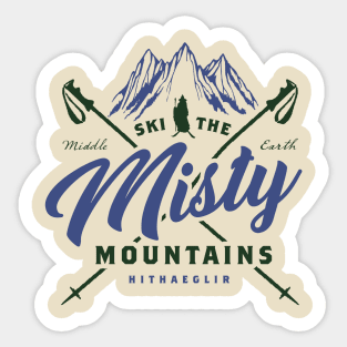 Misty Mountains Sticker